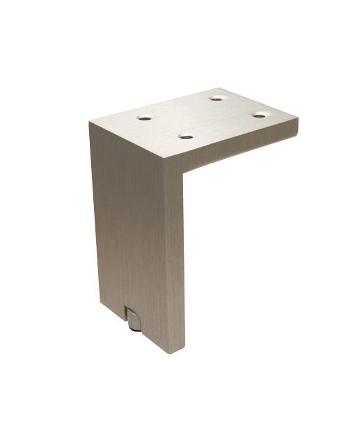 Pied Viefe Fonda 100mm fini acier inoxydable avec niveleur