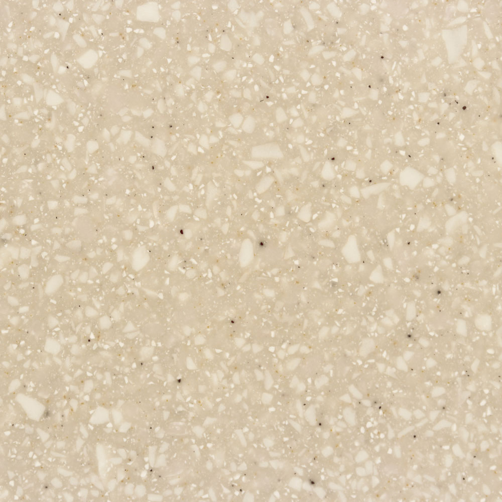 Image Surface solide acrylique Meganite 691A - Sanibel Granite demi-plaque