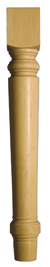 Poteau tourné en érable 34½ po