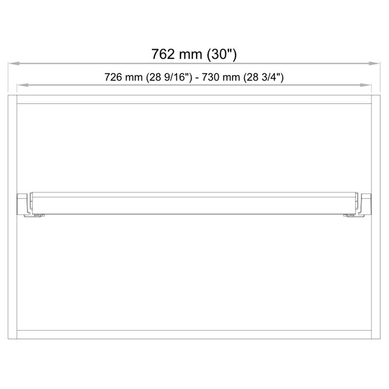 BV2.0 Brown beauty storage box 30''