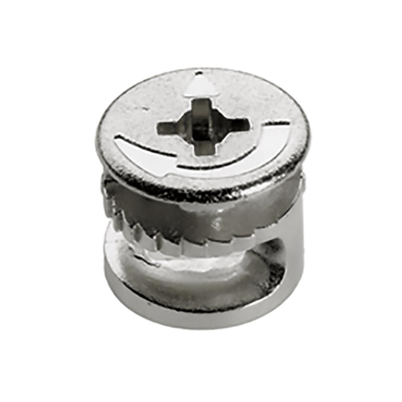 Boitier excentrique Rastex 12 zamac brillant avec cache de rebord (BT/BX = 2000 UNI)