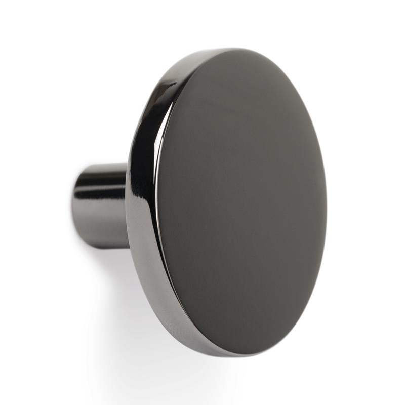 Image Bouton COMO V0168 noir titane poli 26 mm