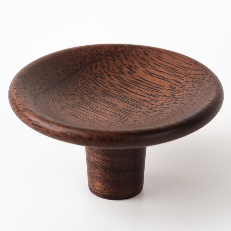 Knob DISC D38 walnut 38 mm