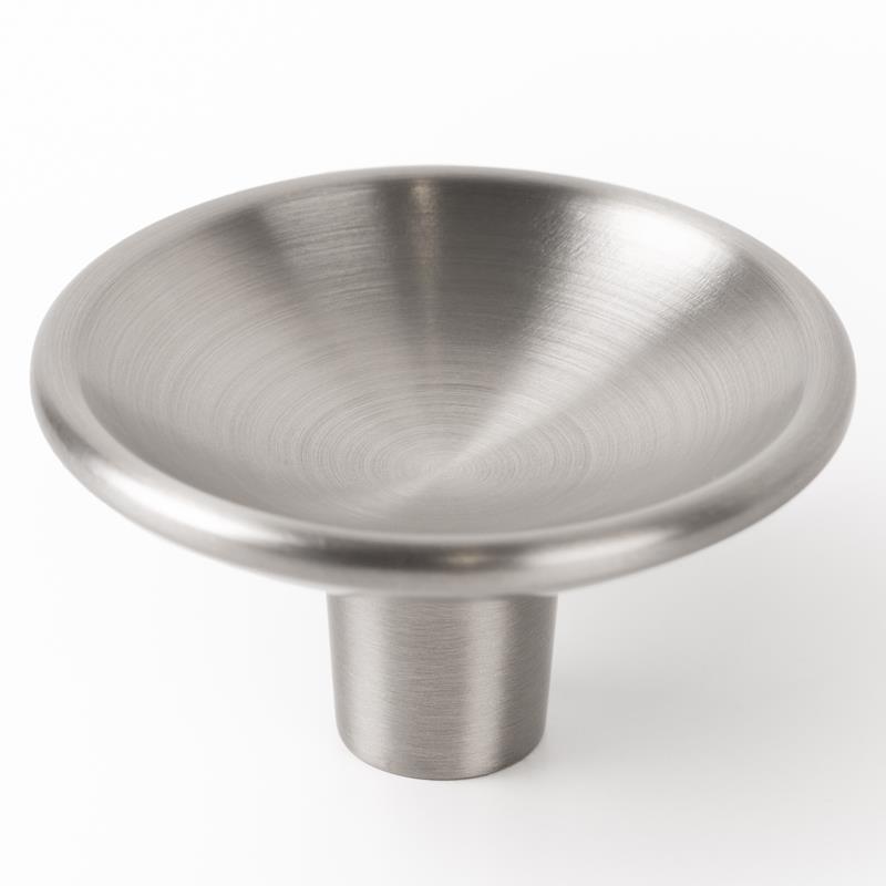 Knob DISC D38 brushed nickel 38 mm
