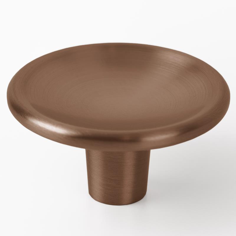 Knob DISC V0530 brushed bronze 38 mm