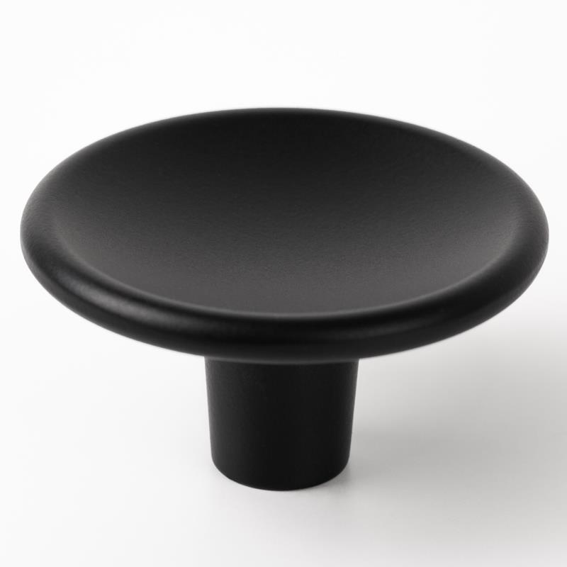 Knob DISC D38 matte black 38 mm