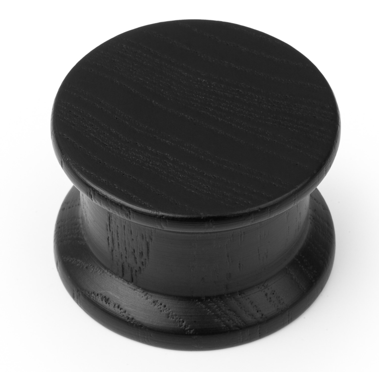 Bouton OH! frêne laqué noir mat 40 mm