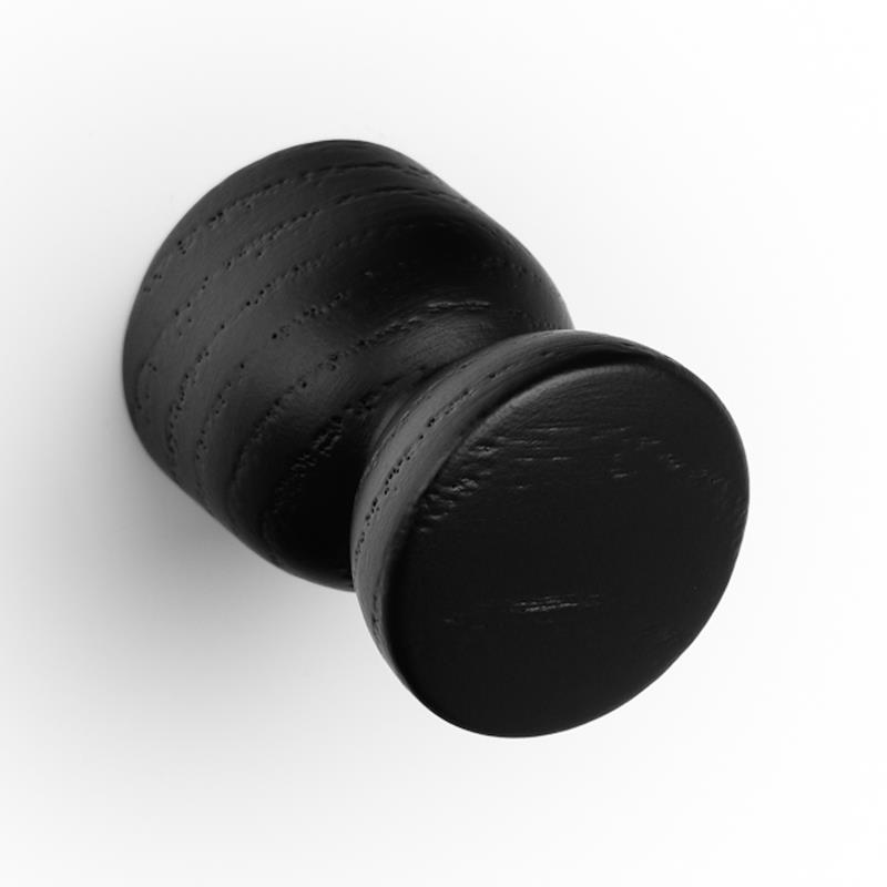 Bouton V0674 PIECE bois laqué noir mat