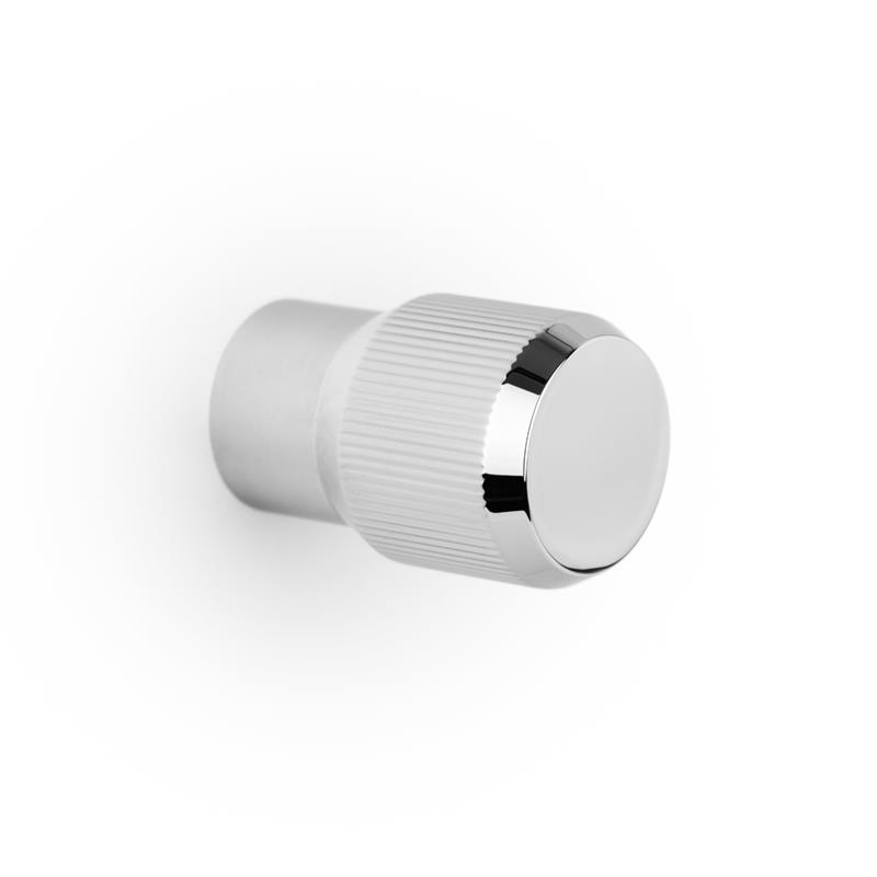 Bouton BROOKLYN V0676 nickel poli 20 mm