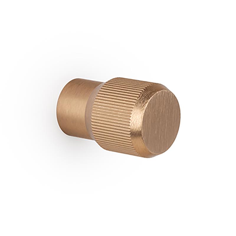 Bouton BROOKLYN V0676 laiton cava brossé 20 mm