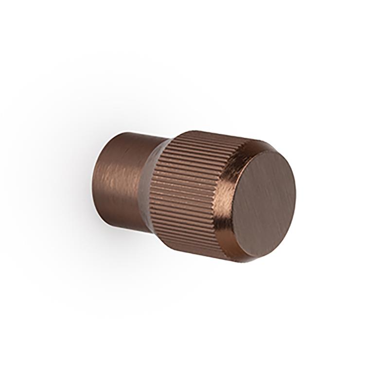 Bouton BROOKLYN V0676 bronze brossé 20 mm