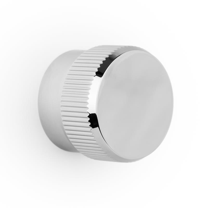 Knob BROOKLYN BIG V0677 polished nickel 40 mm