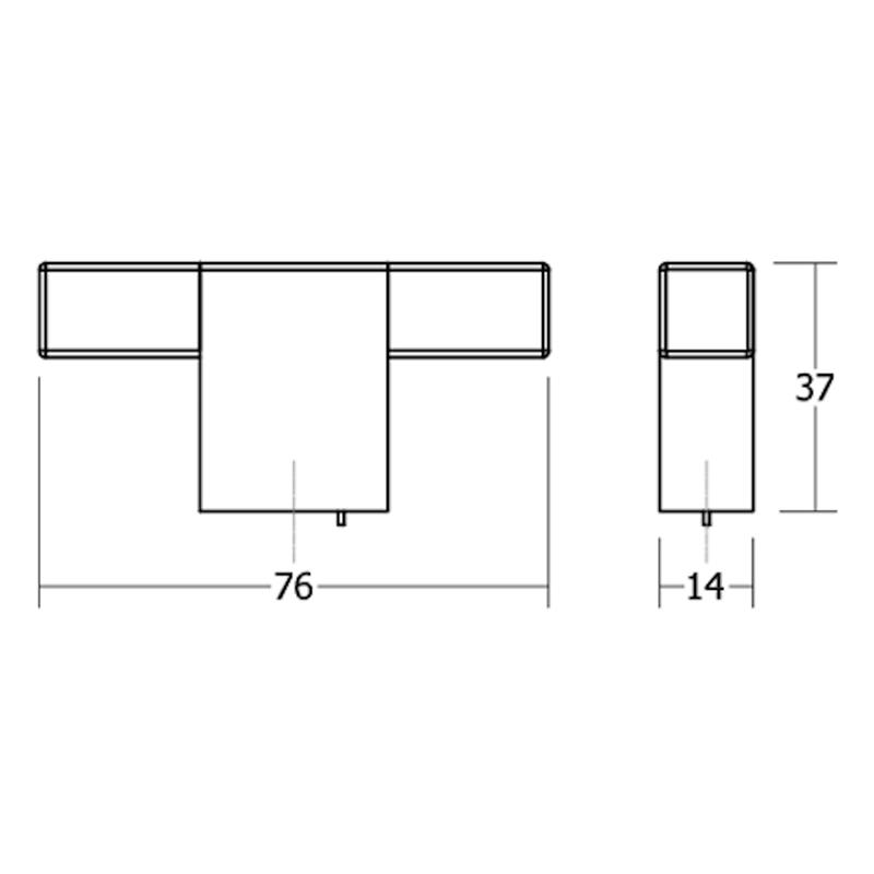 Bouton V0695 HAKO Noyer