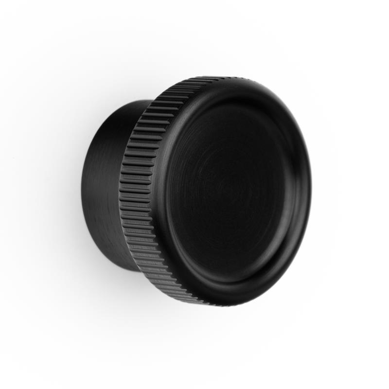Knob BOTO V0710 brushed black 45 mm