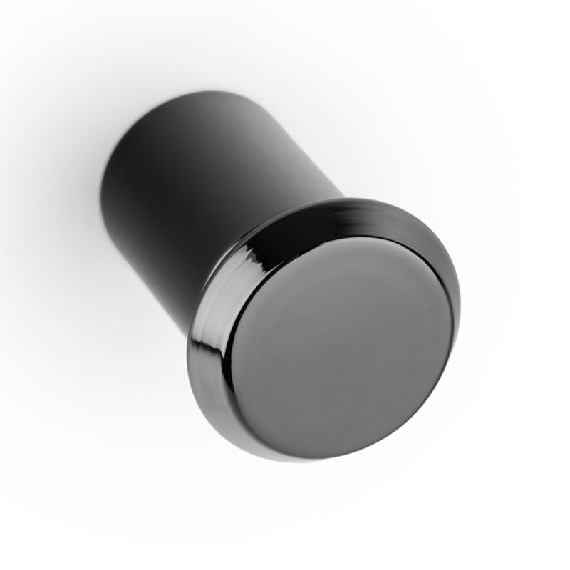 Knob FASE V0712 PVD polished titanium black 23 mm