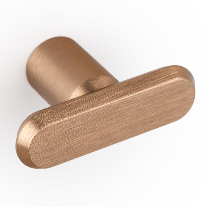 Knob FASE V0712 brushed brass cava 52 mm