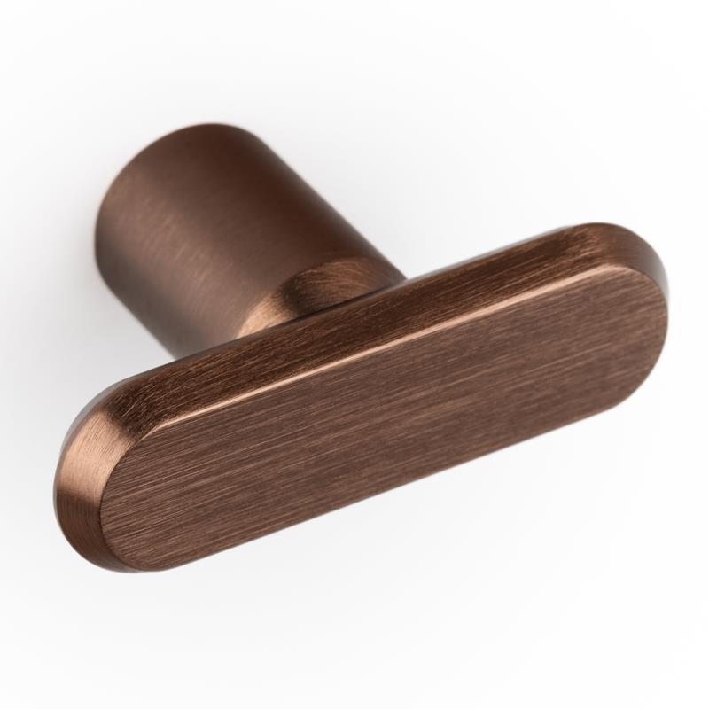 Knob FASE V0712 brushed bronze 52 mm
