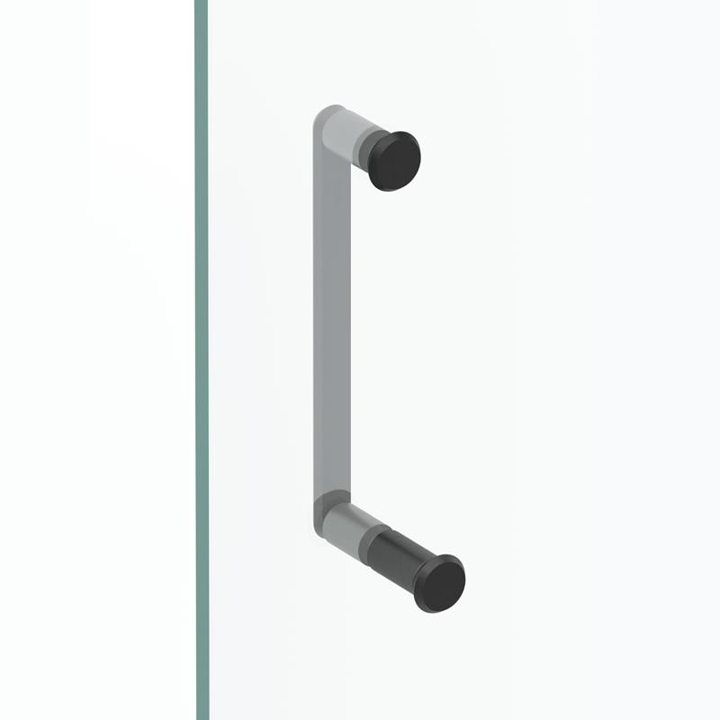Shower knob FASE V0713 brushed black 23 mm
