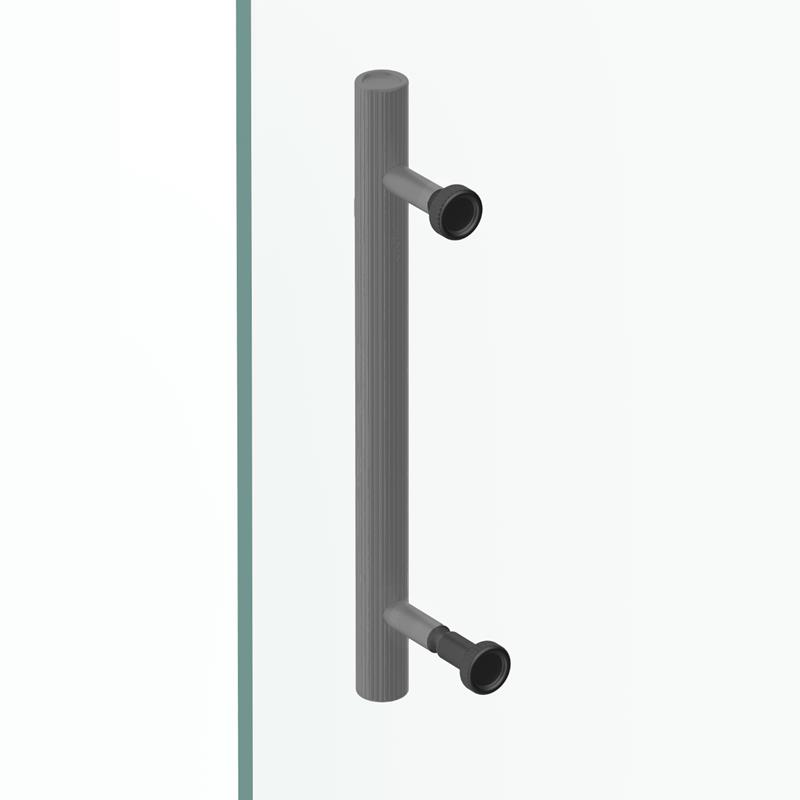 Shower knob BOTO V0719 brushed black 18 mm