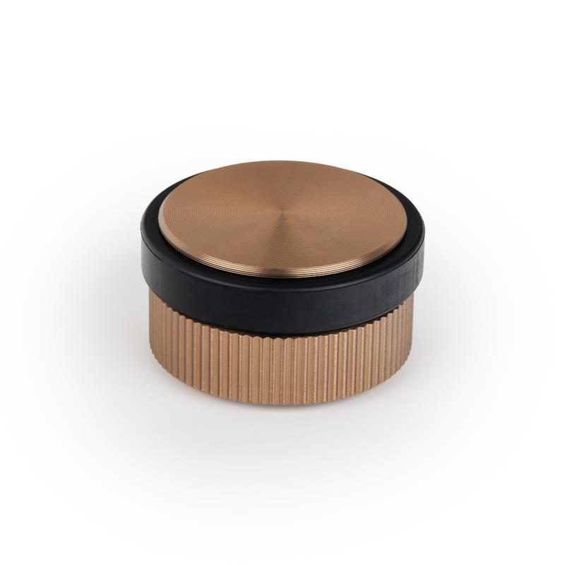 Door stopper BROOKLYN V8021 brushed brass cava 62 mm