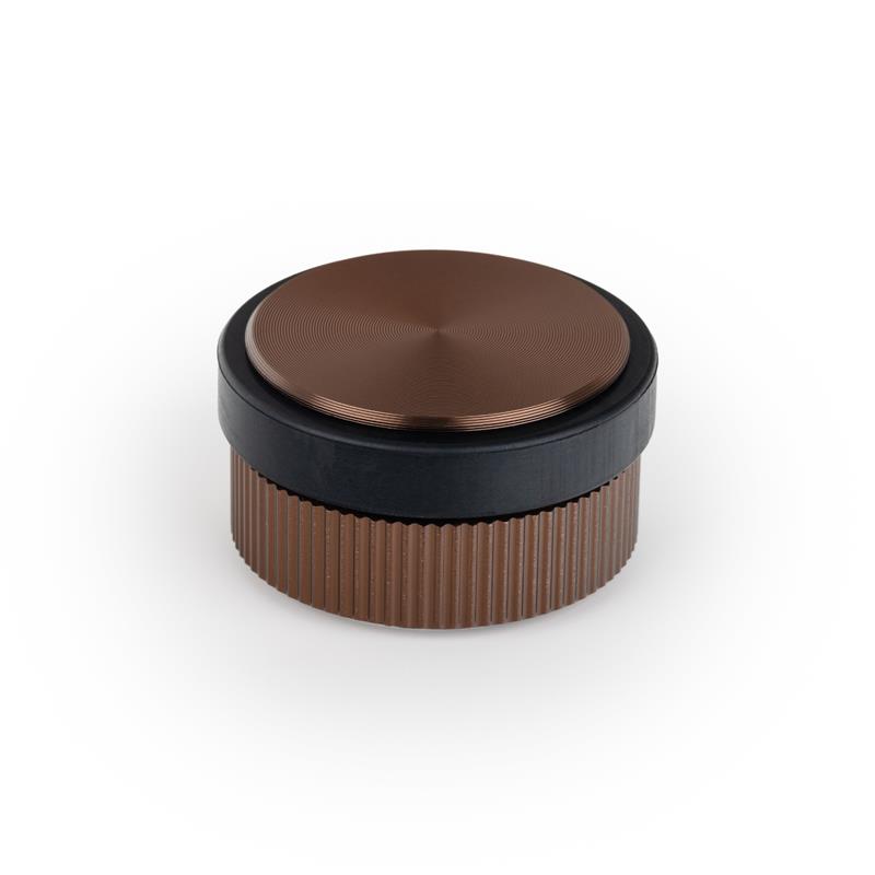 Door stopper BROOKLYN V8021 brushed bronze 62 mm