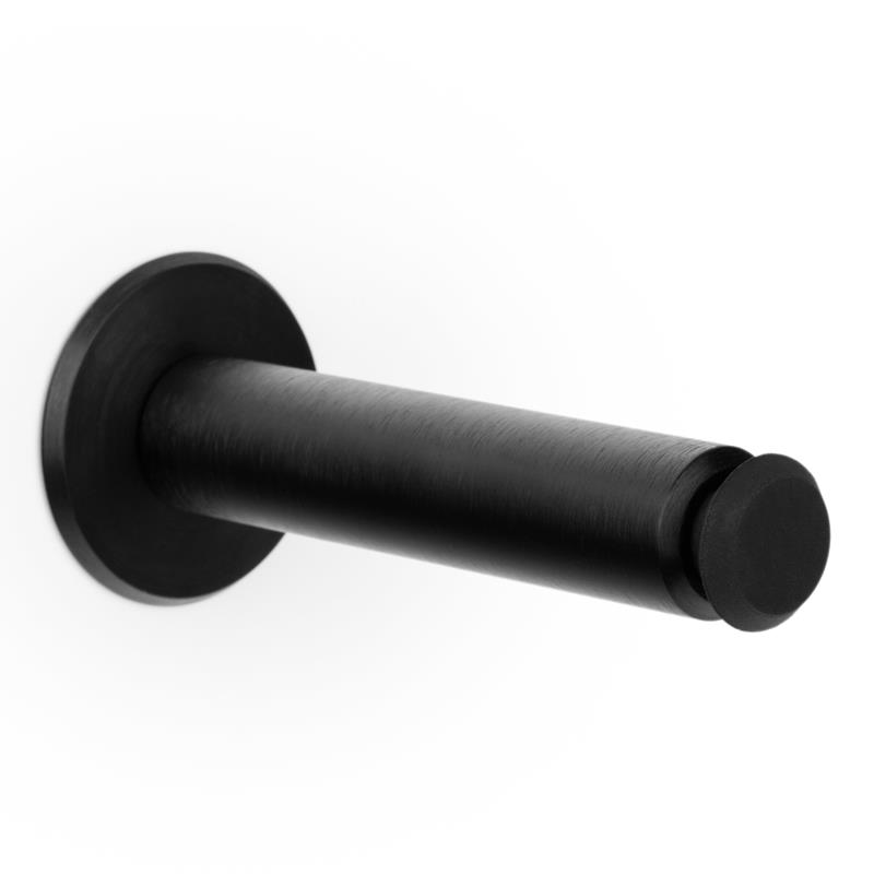 Door stopper FASE WALL V8023 brushed black 101 mm