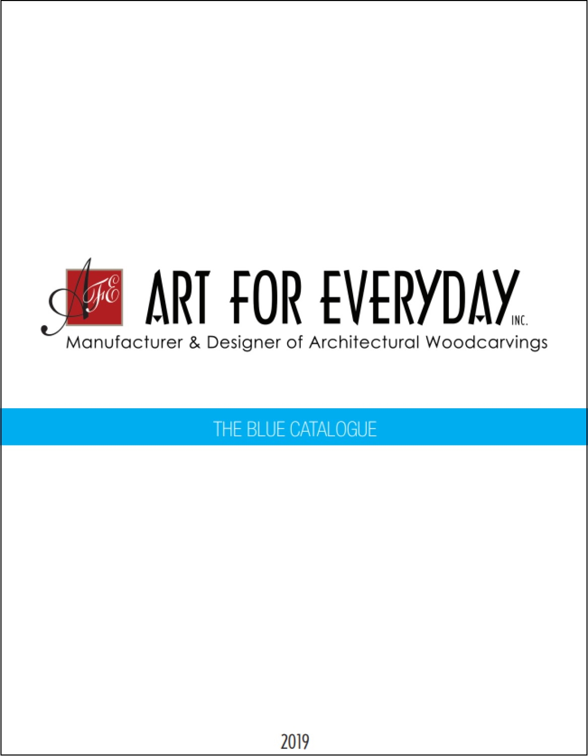 Blue Catalogue - Art For Everyday
