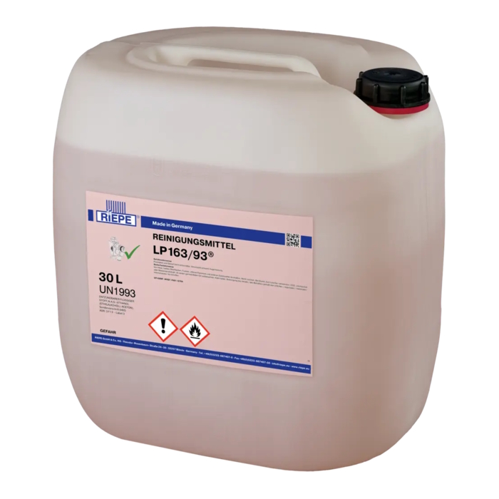 Agent nettoyant Riepe LP163/93 - contenant de 30 litres