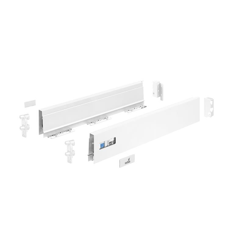 Innotech Atira drawer side kit H70 L300 mm with front & back brackets, white