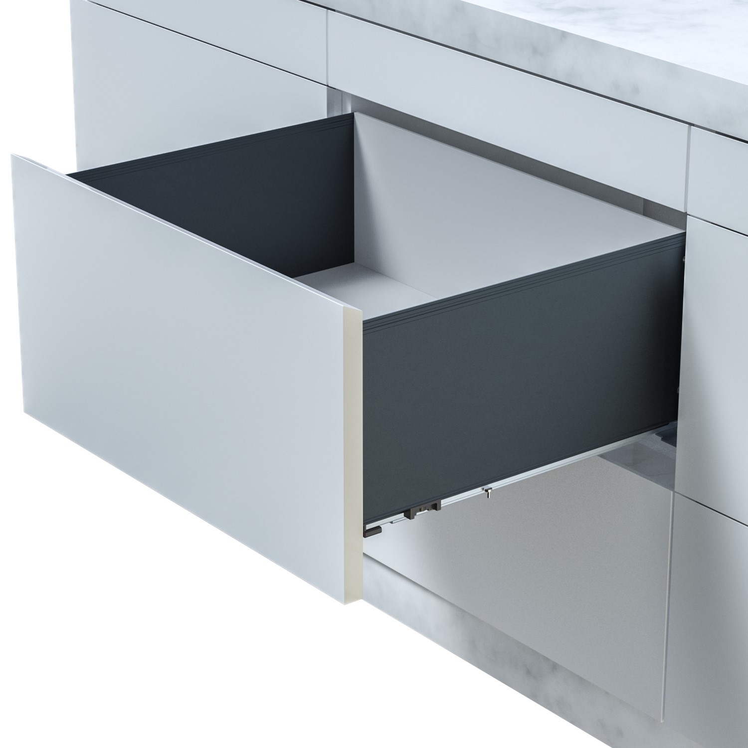 Linea drawer side H194 L250 anthracite