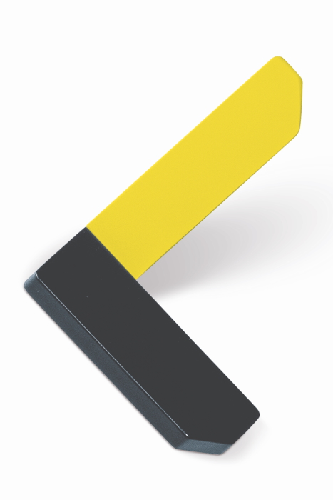 Hook CORNER anthracite/yellow