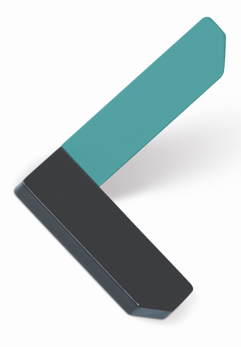 Hook CORNER anthracite/turquoise blue