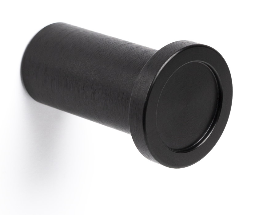 Hook ROUND brushed black