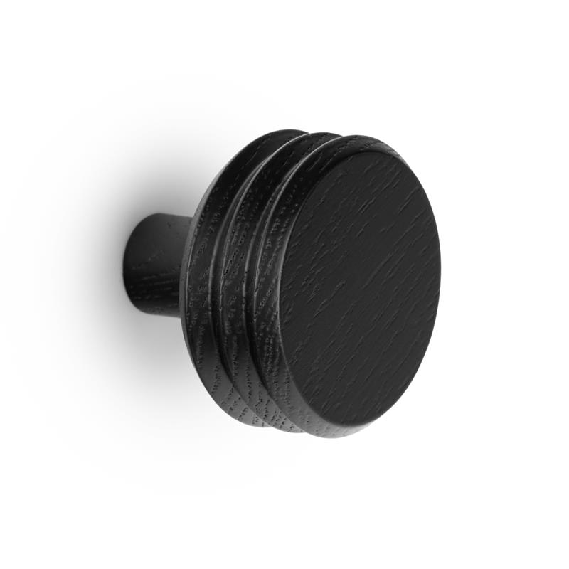 Hook PULSE V7040 wood matte black lacquered 65 mm