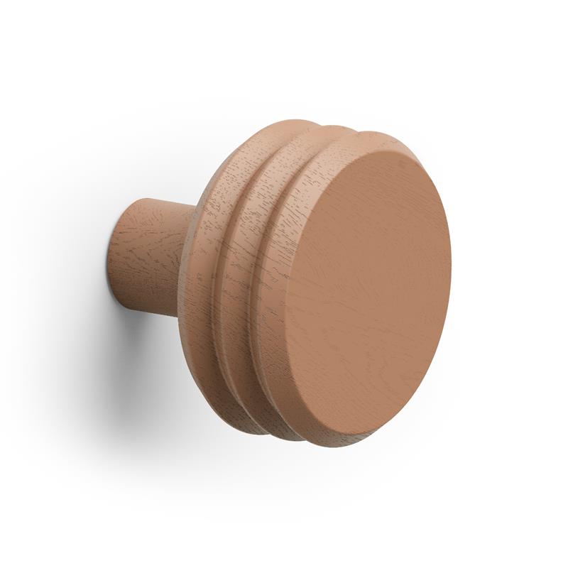 Hook PULSE COLOR V7041 oak ceramic brown 65 mm