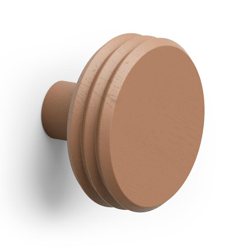 Hook PULSE COLOR V7041 oak ceramic brown 90 mm