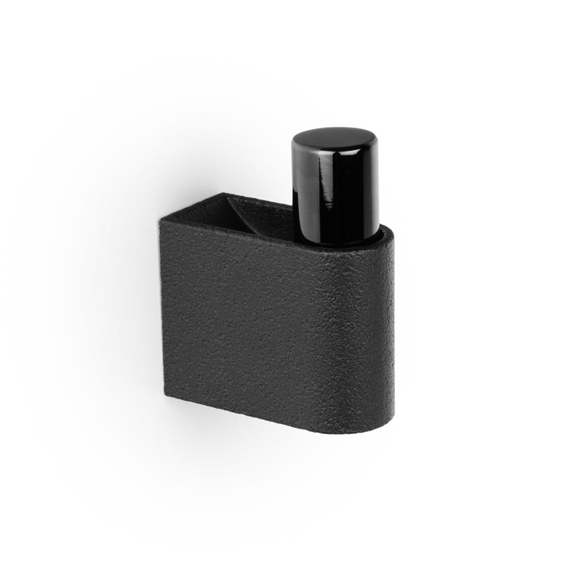 Hook CASEY V7043 textured lava black/polished titanium black