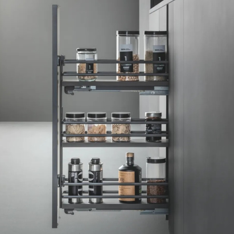 Coulissant étroit Galaxy 8'' 3 tablettes anthracite