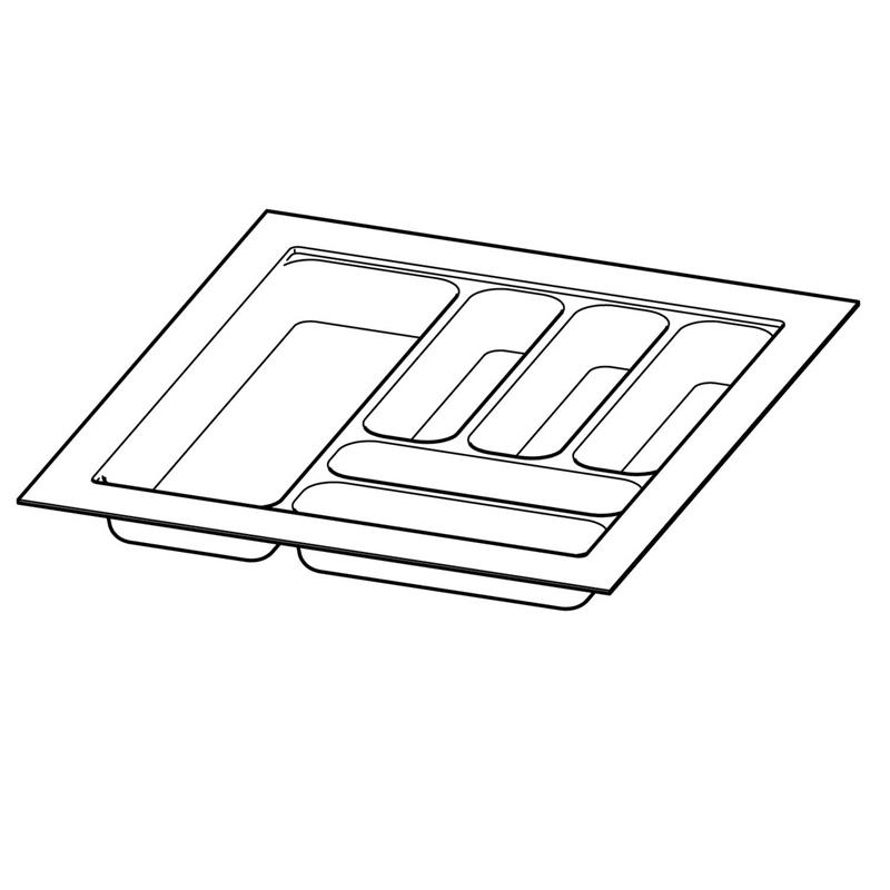 Diviseur OrgaTray 440 anthracite 401 - 450 mm