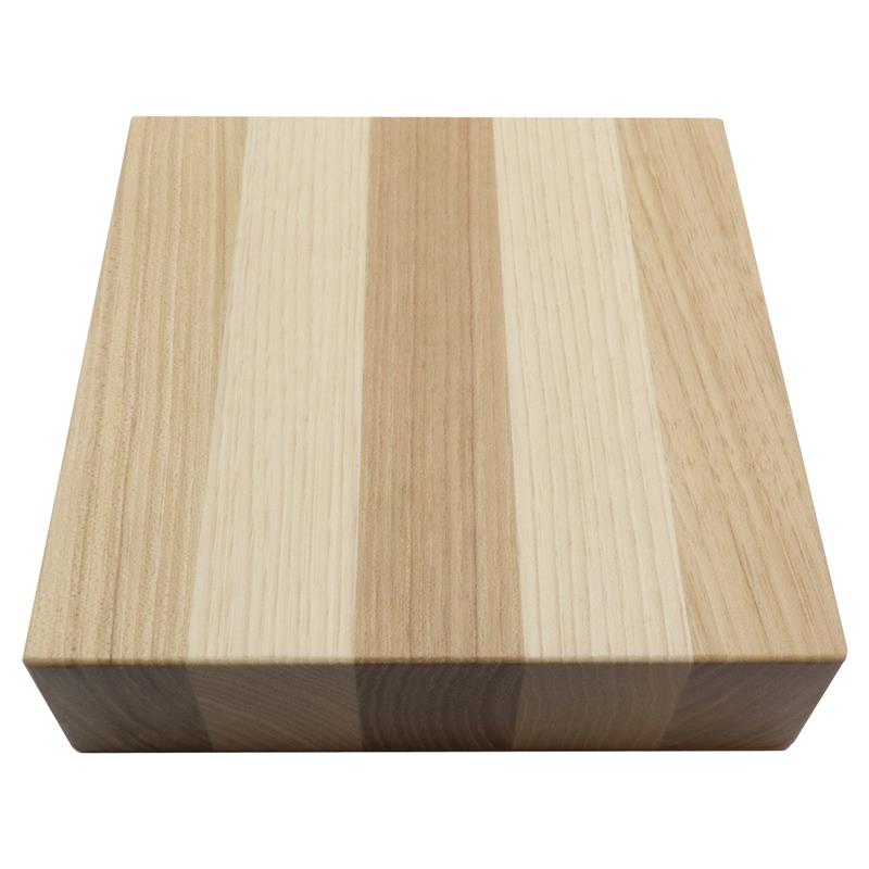 Sample of solid wood - hickory 5% ultra matte varnish finish