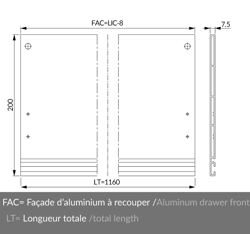 Implantation avant