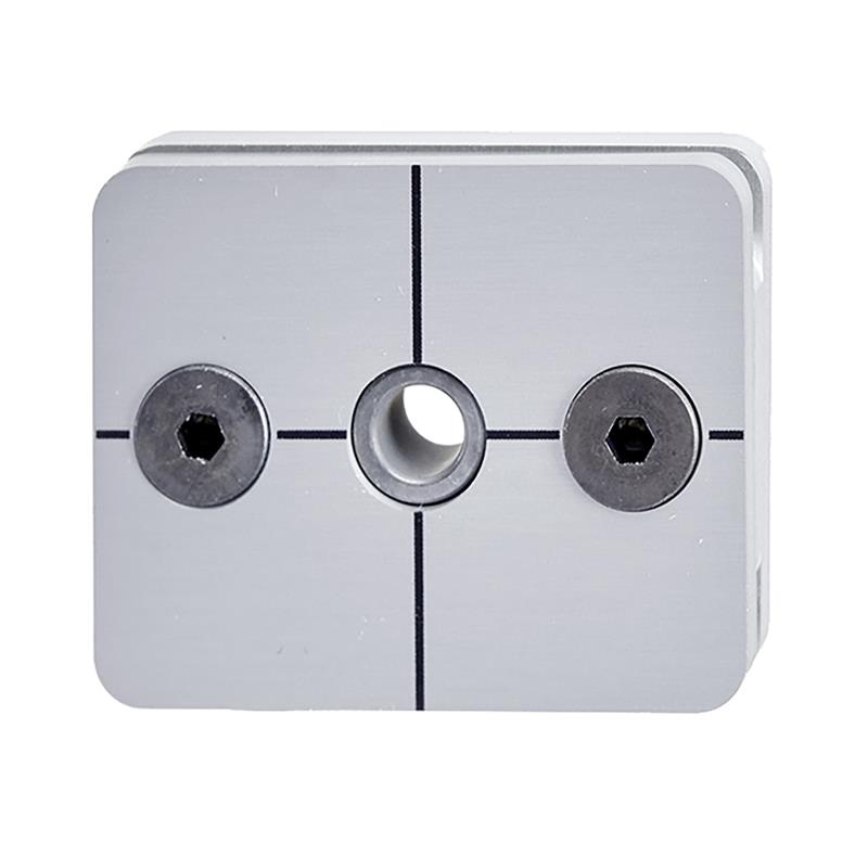 Replacement drilling plate with runner sleeve for Accura drill body for handles and knobs