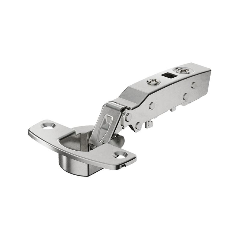 Sensys 8675 110° free-swing full overlay hinge 52 mm, screw-on