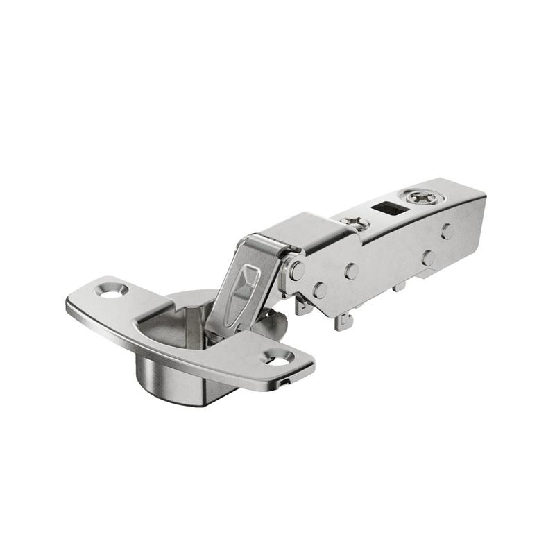 Sensys 8675 110° free-swing half overlay hinge 52 mm, screw-on