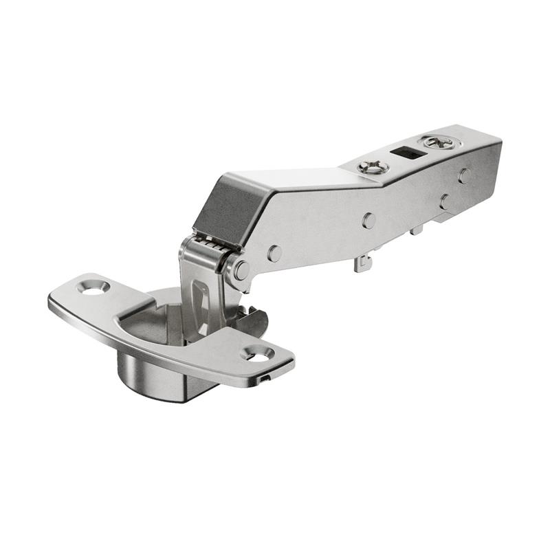 Sensys 8639i 45° half overlay hinge 52 mm, screw on