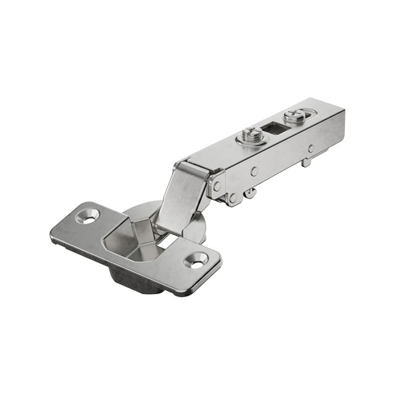 Charnière Veosys inox 105° amortisseur recouvrement complet à visser 52 mm