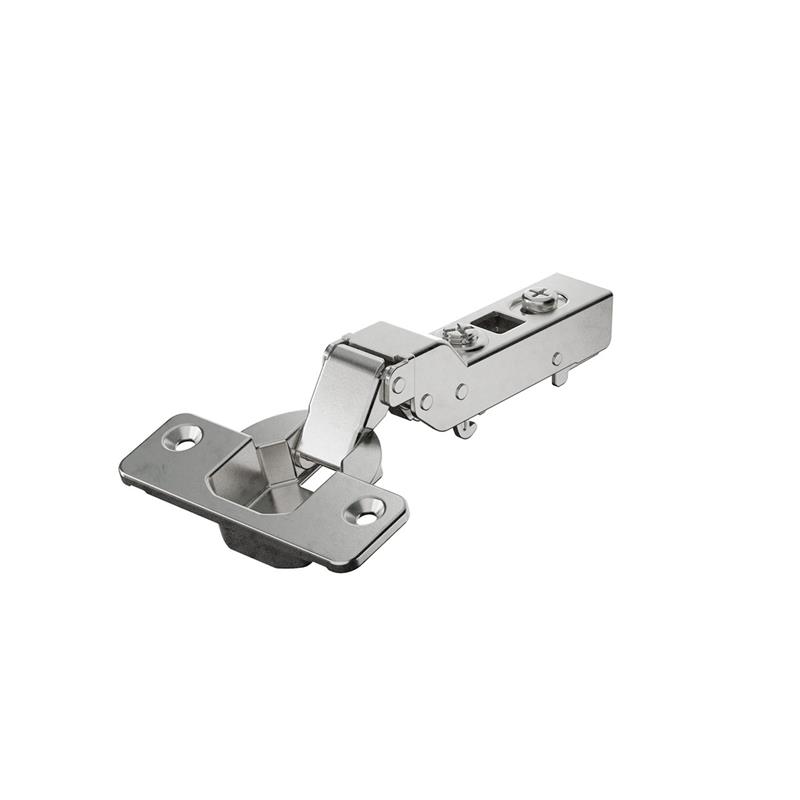 Charnière Veosys inox 105° amortisseur demi-recouvrement à visser 52 mm