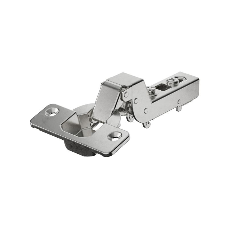 Charnière Veosys inox 105° amortisseur porte intérieure complet à visser 52 mm