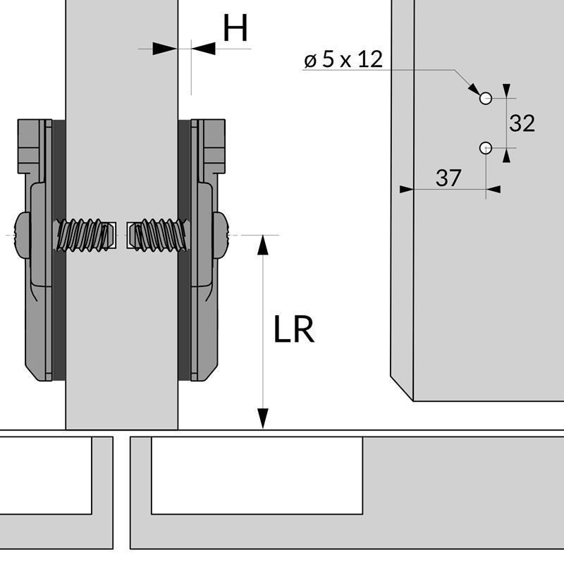 PLA-HSC00E12 half overlay