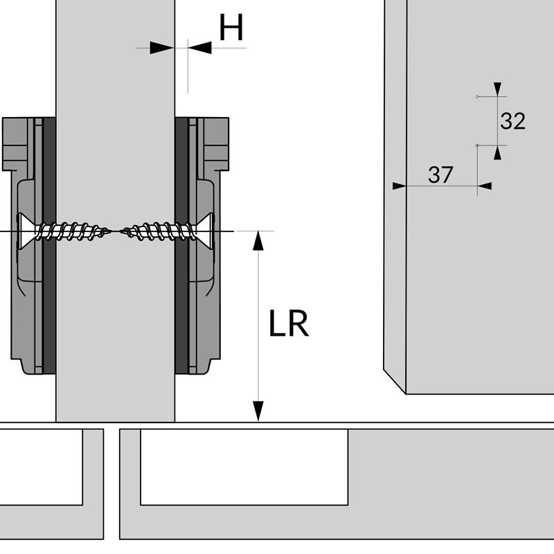 PLA-HSC50V half overlay